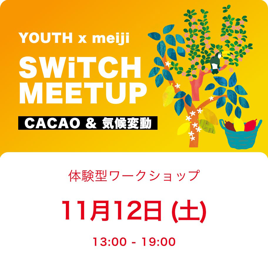SWiTCH MEETUP 体験型ワークショップ 11月12日 (土) 13:00 - 19:00